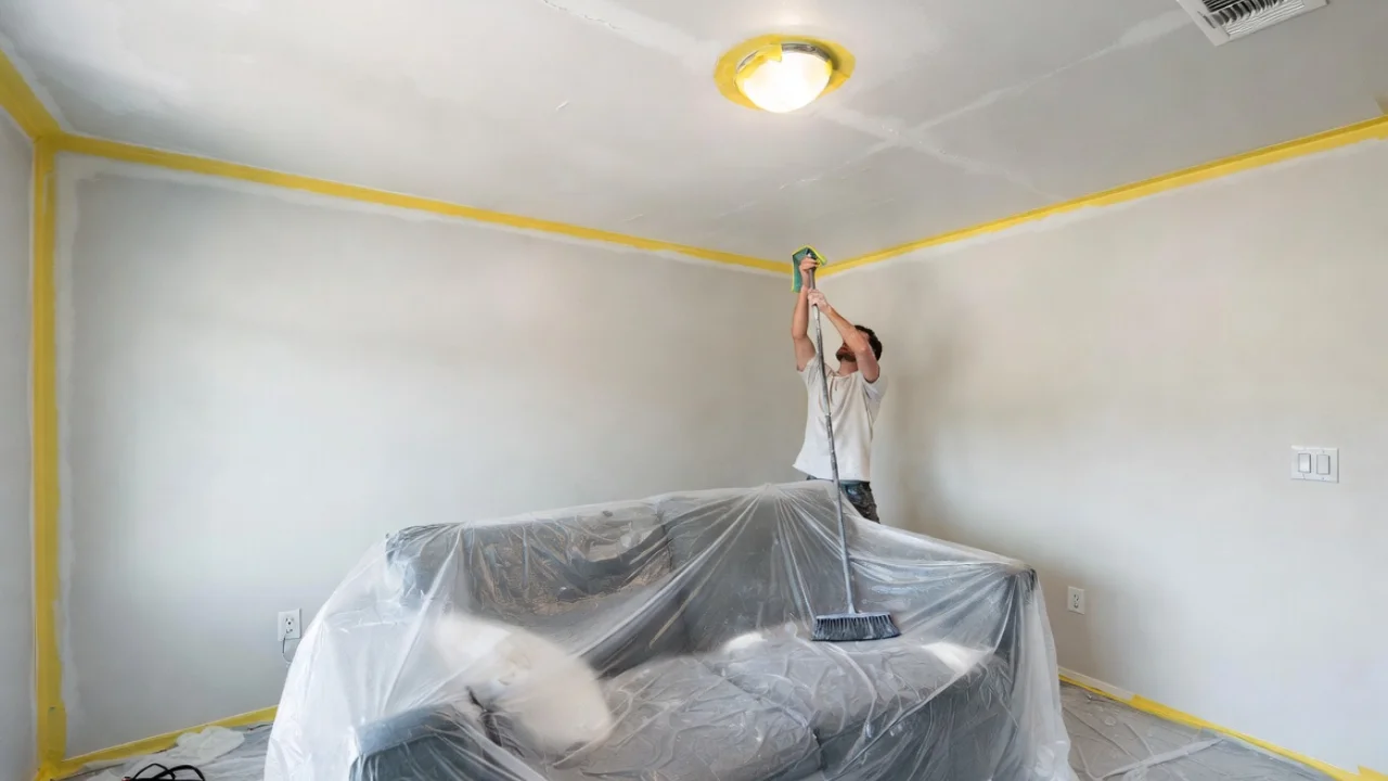 Split-screen: paint dry to touch vs fully cured