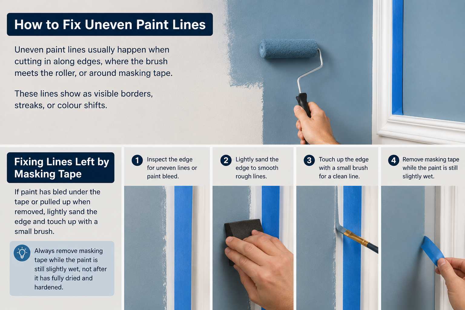 Split-screen: paint dry to touch vs fully cured